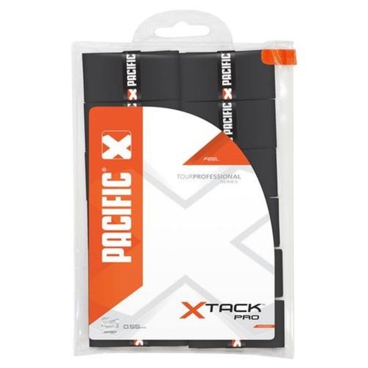 Gripuri PACIFIC X Tack Pro, set 12 buc, 0,55mm, 110x28cm, negru