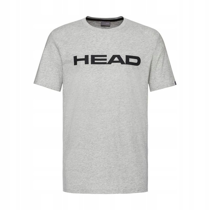 Tricou sport barbati Head Club Ivan, gri, poliester-bumbac, croiala regulara, maneci scurte