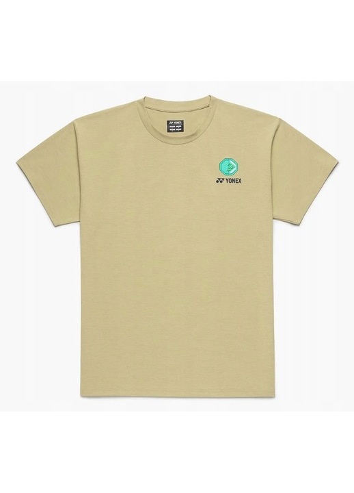 Tricou barbati Yonex, model Practice, culoare khaki-bej, fabrica de calitate