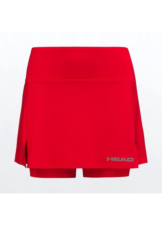 Fusta sport dama HEAD Club Basic, rosu, material elastic