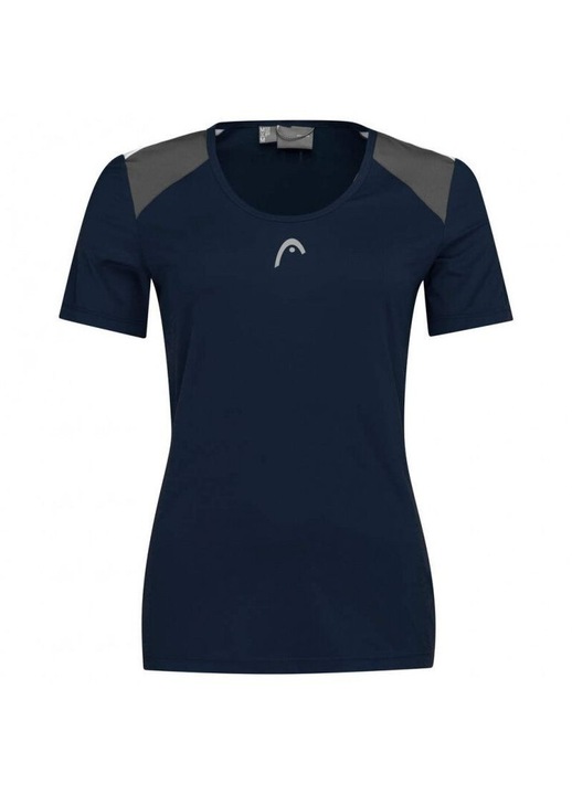 Tricou sport copii Head, Club Tech, maneci lejere, bleumarin, poliester