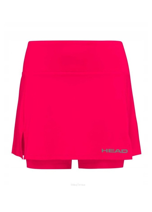Fusta sport dama HEAD Club Basic, magenta, poliester, scurta