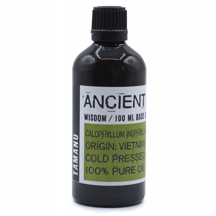 Ulei Tamanu 100 ml, Ancient Wisdom, 100% natural, plastic, Indonesia