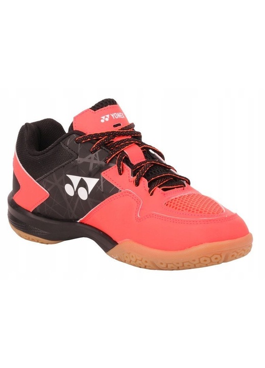Pantofi sport barbati, Yonex, Power Cushion SHB 48, negru/rosu, tenis, 45.5 EU