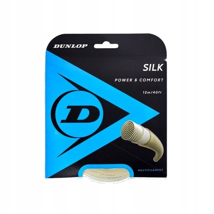 Dunlop Silk tenisz húr 1,32mm, 12m, natúr