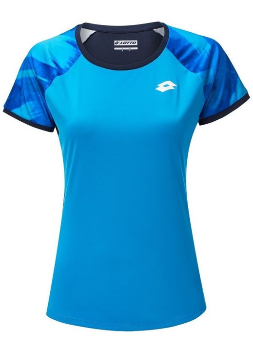 Tricou dama Lotto, Top Ten III, albastru, fabricat din material de calitate