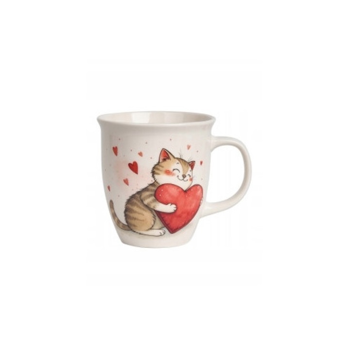 Кана Duo 650ml, порцелан New Bone China, кремав, 11x12cm