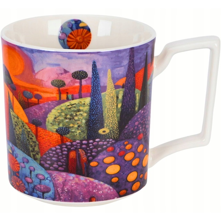 Голяма чаша, Duo, Modern Bubbly Hills, 750 ml, 11x15,5x11,5cm, многоцветна