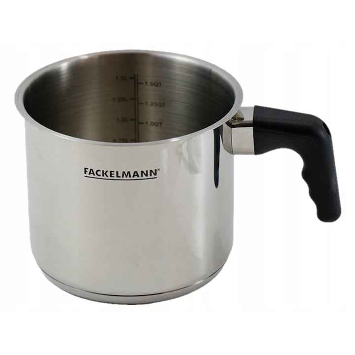 Genova tejforraló edény, 14 cm, 1,7 L, 18/10 rozsdamentes acél, nyéllel