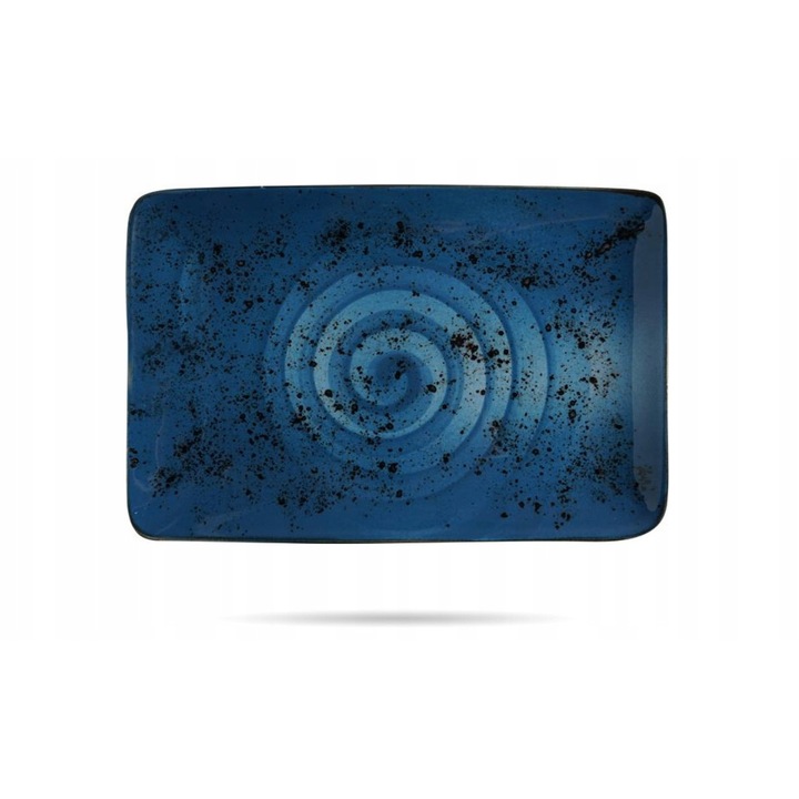 Farfurie dreptunghiulara 30x20cm Fine Dine Earth Colours, albastru, portelan