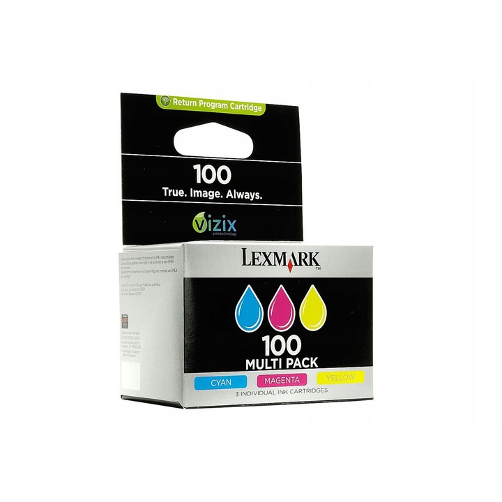 Lexmark tintasugaras nyomtatópatron, 3 színű készlet, cián/magenta/sárga