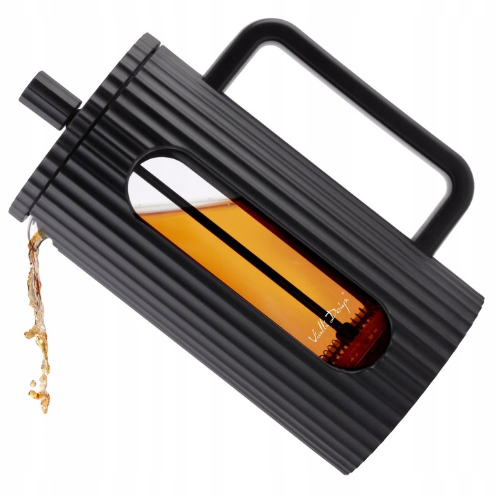 Vialli Design Livio teáskanna, 1000 ml, boroszilikát üveg, 22,3x10,8x16 cm