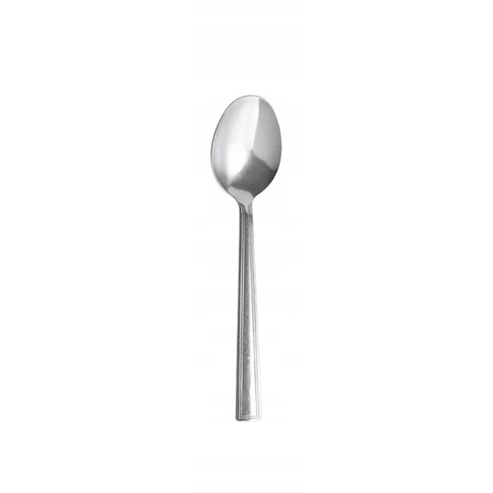 60 darabos teáskanál készlet, 13 cm, Domotti, rozsdamentes acél, fényes