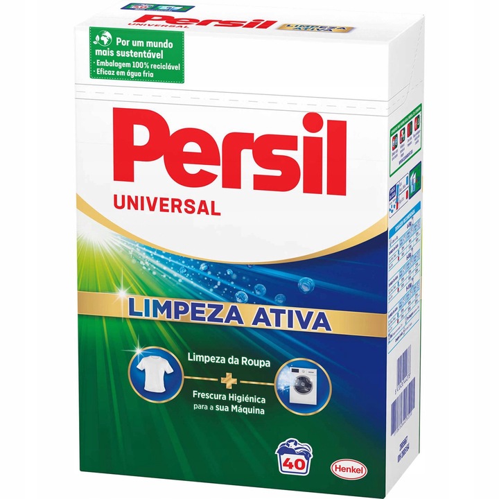 Detergent rufe, Persil, universal, 2,4kg, 40 spalari