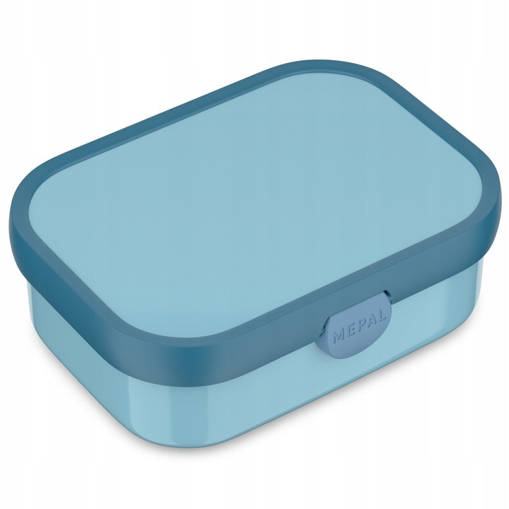 Mepal Campus ételtartó doboz, 750ml, 18x13x6cm, Cool Blue kék, BPA-mentes, gyümölcs/zöldség rekesszel