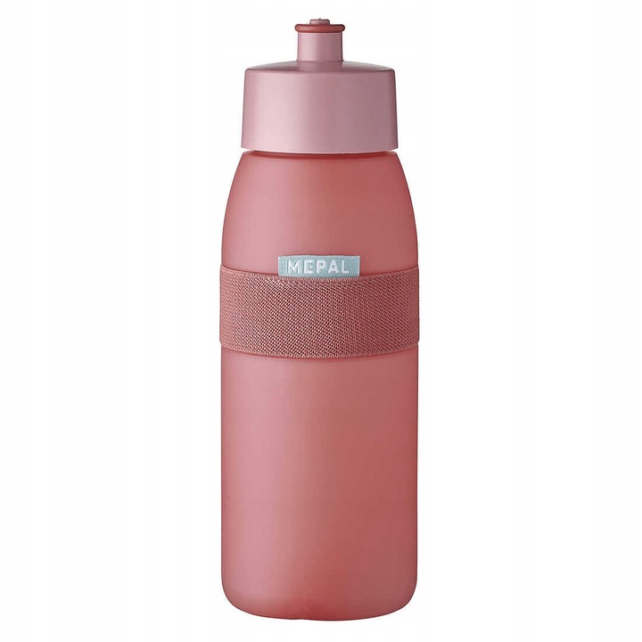 Bidon sportiv Mepal Ellipse Vivid 500 ml, 22,5x7,5cm, culoare mauve