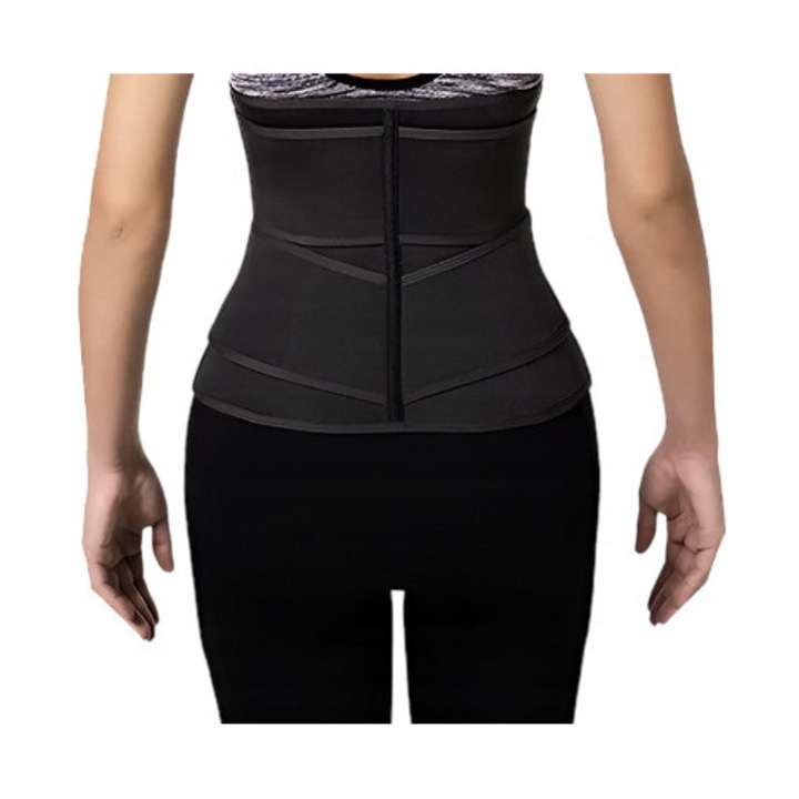 Centura de slabit neopren, pentru barbati si femei, efect sauna, suport talie, S