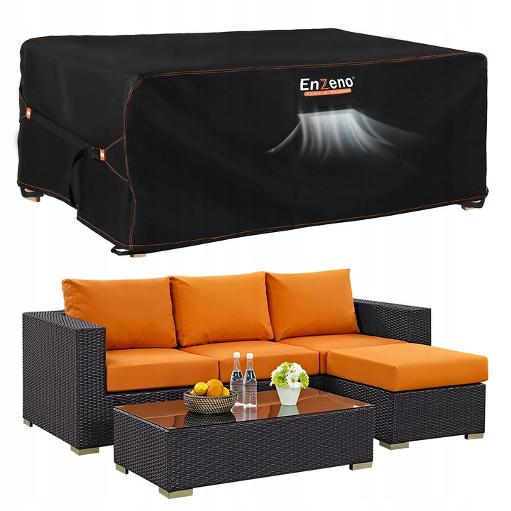Husa pentru mobilier de gradina, waterproof, 210x110x74cm