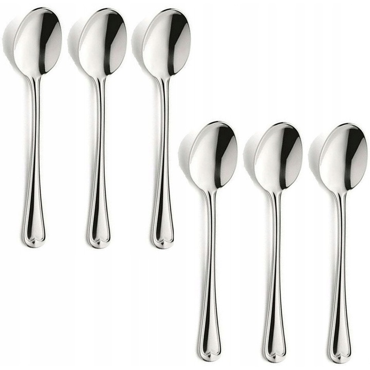 Set 6 lingurite cafea Amefa Barcelona, inox 18/0, 11,5cm, finisaj lucios