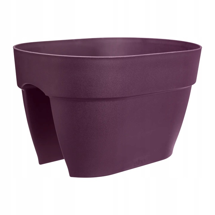 Ghiveci pentru flori Elho Vibia Campana 40cm, violet Maple, 10l, pentru balcon