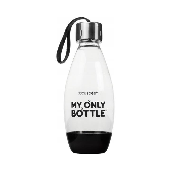 Бутилка SodaStream My Only Bottle 0,5 л, рециклируема, без BPA, черна