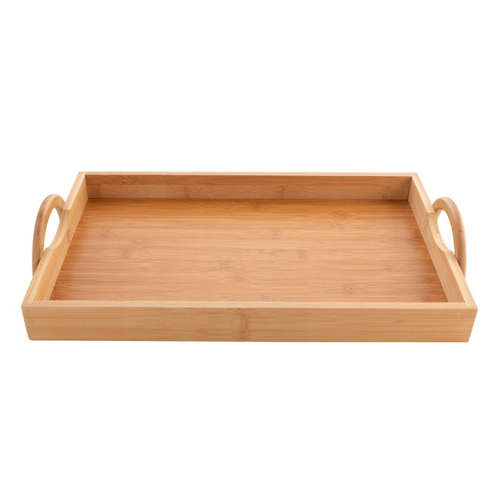 Tava servire Florina Bambou 46x27x7,8cm, din bambus, rezistenta la temperaturi ridicate, culoare maro