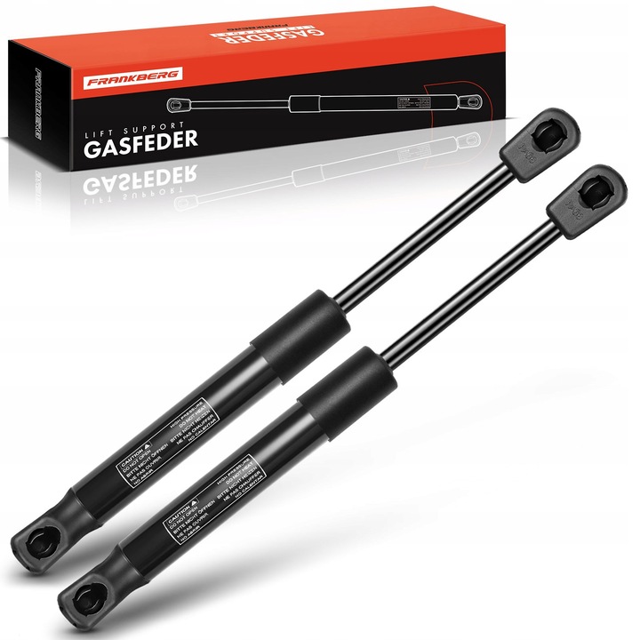 Felfüggesztési rendszer, Frankberg, 2x gázrugó készlet BMW F40 F44-hez, fekete, 245x18mm