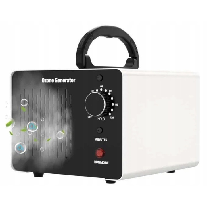 Generator ozon 28,000mg/H, timer 120 min, 110W, placa ceramica, alb