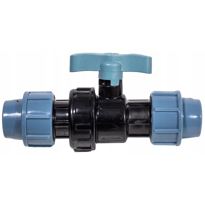 Robinet filet Agaflex, PE-PE, 25x25mm, PVC, temperatura max 40C, presiune nominala 16 bar