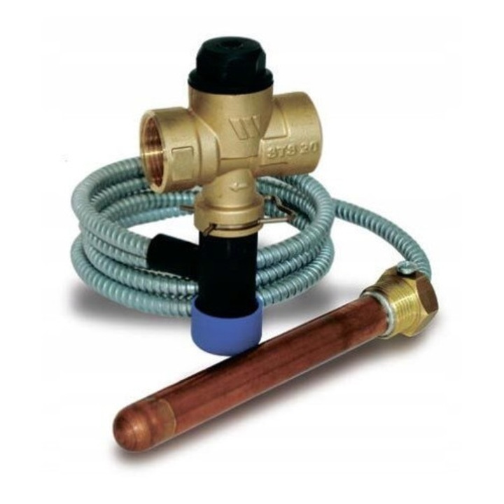 Охлаждащ клапан 3/4" STS20 сензор връзка 1/2" 97гр. 2м WATTS