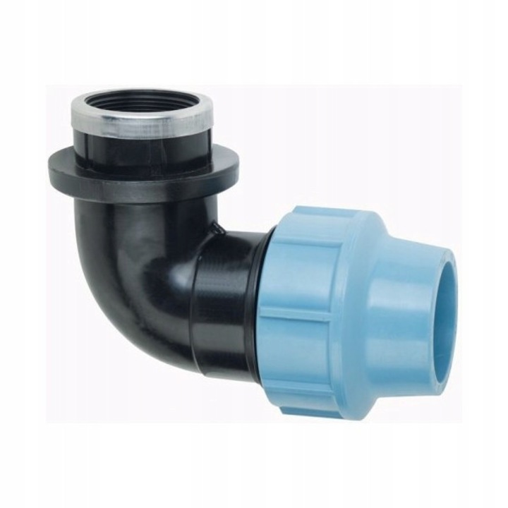 Фитинги Agaflex, Редуциращо коляно PE 75 x 21/2", DN 20-110, PN 16