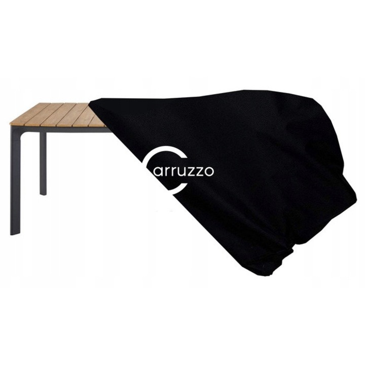 Husa pentru gratar si mobilier, Carruzzo, 200x160x70cm, waterproof, negru, set cu etui