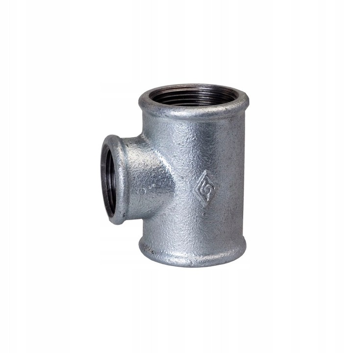 Редуциращ тройник 4 x 3" DN100 x DN80, чугун, поцинкован, комплект 1 бр.