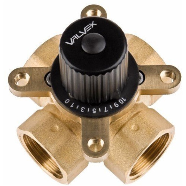 Zavor keverő 4-utas Controlmix DN40, VALVEX, 0.11x0.12x0.13m, 1.85kg