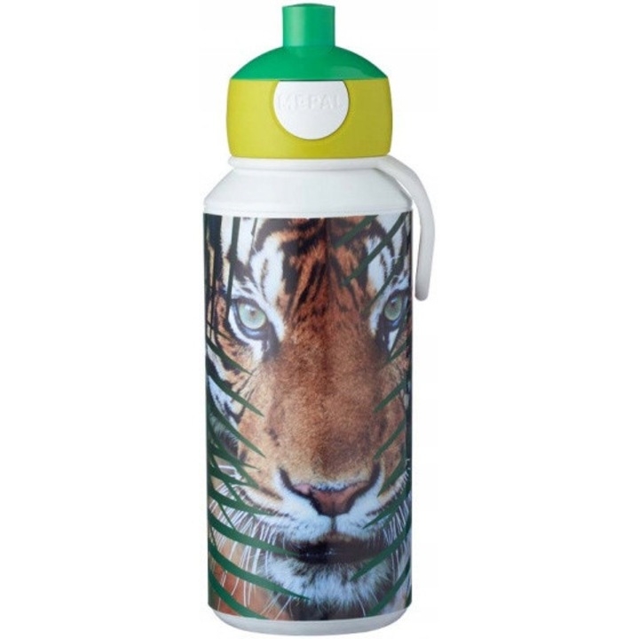 Bidon Mepal Campus, 400ml, cu motiv tigru, fara BPA, 6,4x18,4cm
