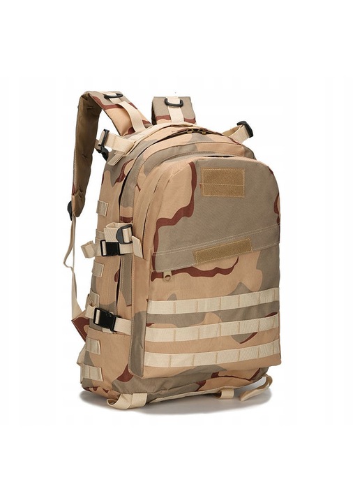 Rucsac militar TRIZAND 38L, 5 compartimente, sistem MOLLE, dimensiuni 29x37x50cm