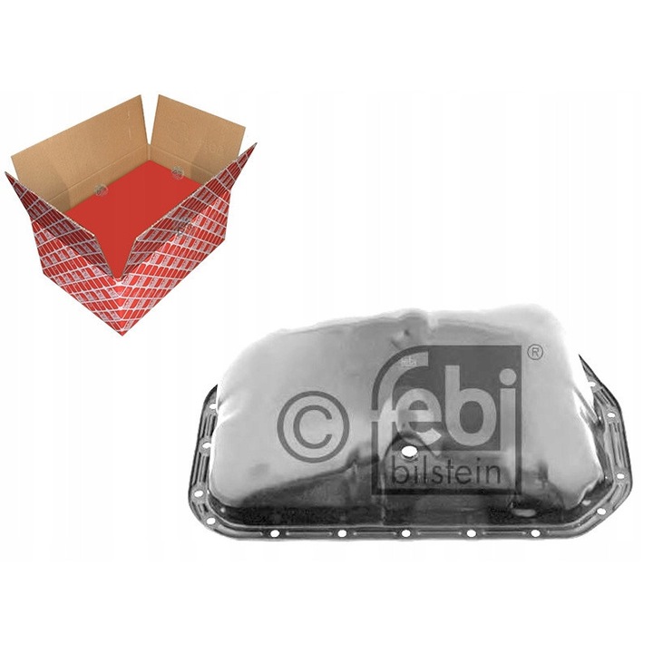 Miska olejowa FEBI BILSTEIN 07270, cu surub de scurgere, pentru Volkswagen, din aluminiu, 1,87kg