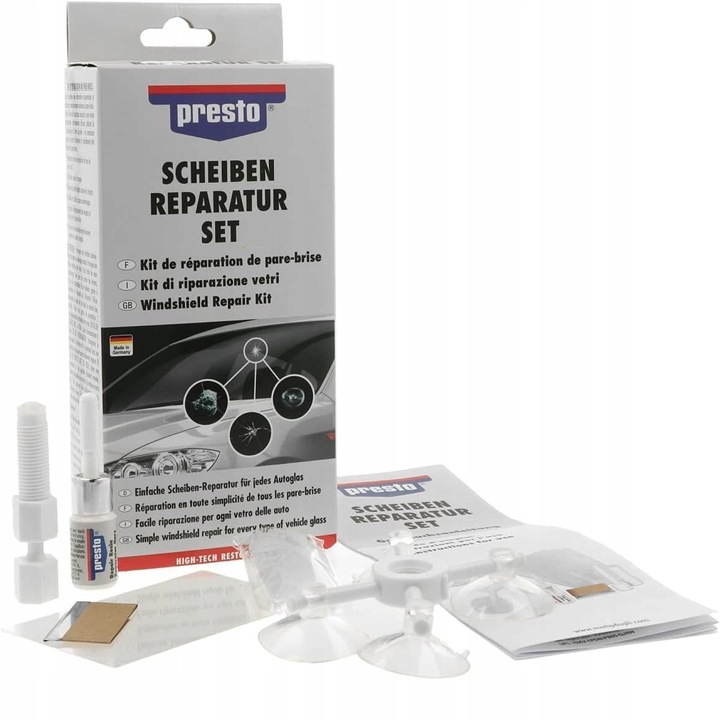 Set de reparare geamuri auto Presto