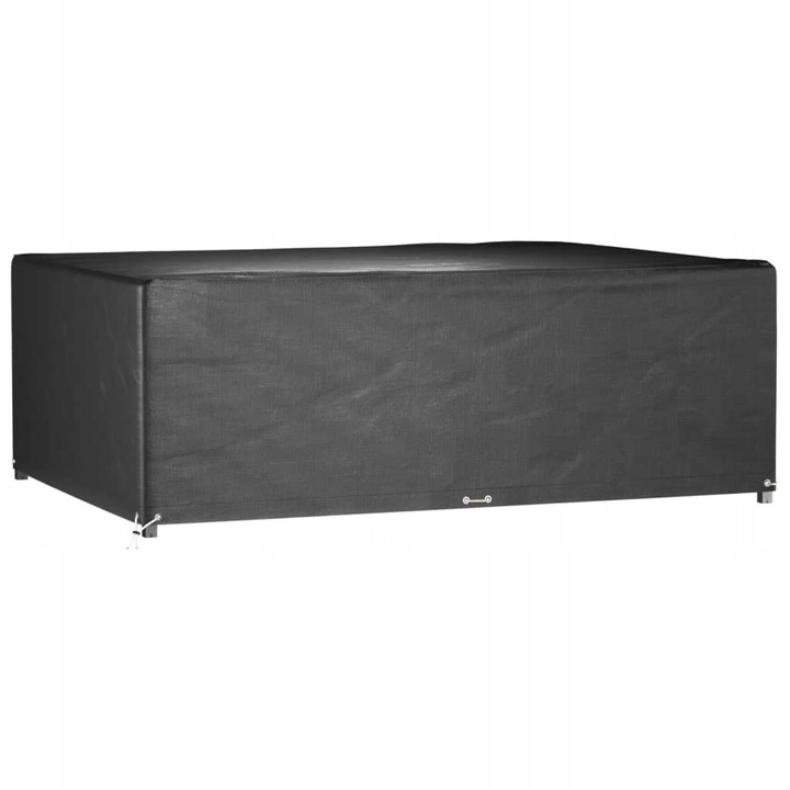 Husa pentru mobilier de gradina, VidaXL, 230x165x80cm, impermeabila, rezistenta la UV, neagra