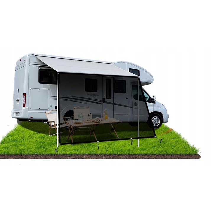 Parasolar auto, 75% blocare lumina, negru
