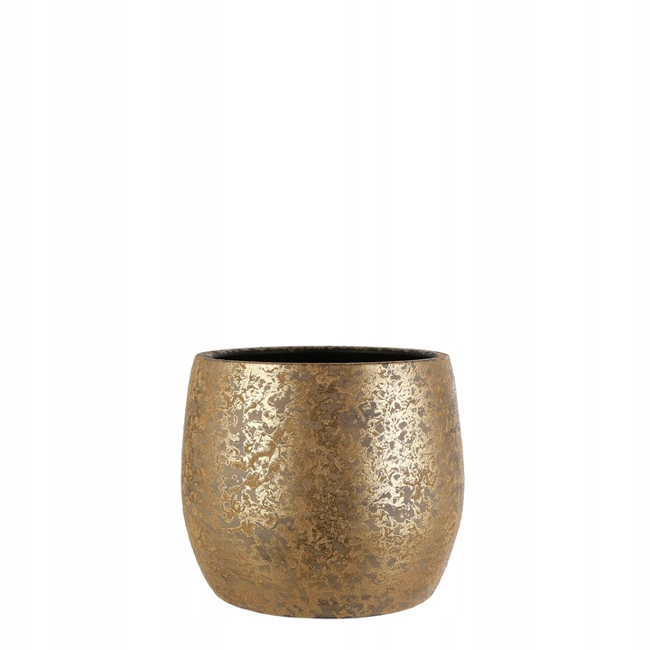 Ghiveci ceramic CLEMENTE auriu