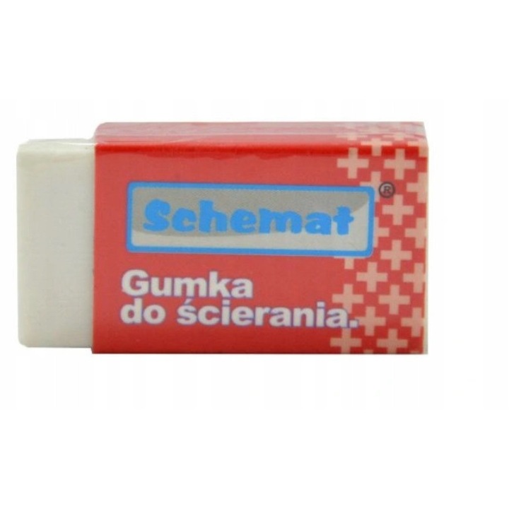 Guma de sters, Schemat, alb, set 1 buc.