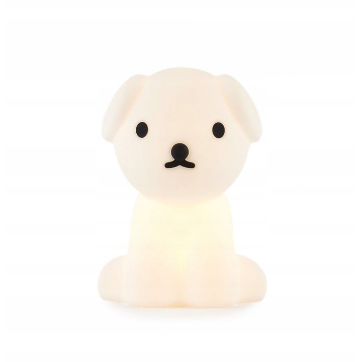 Lampa de veghe copii Snuffy, Mr Maria, 19x16x23cm, silicon, lumina calda