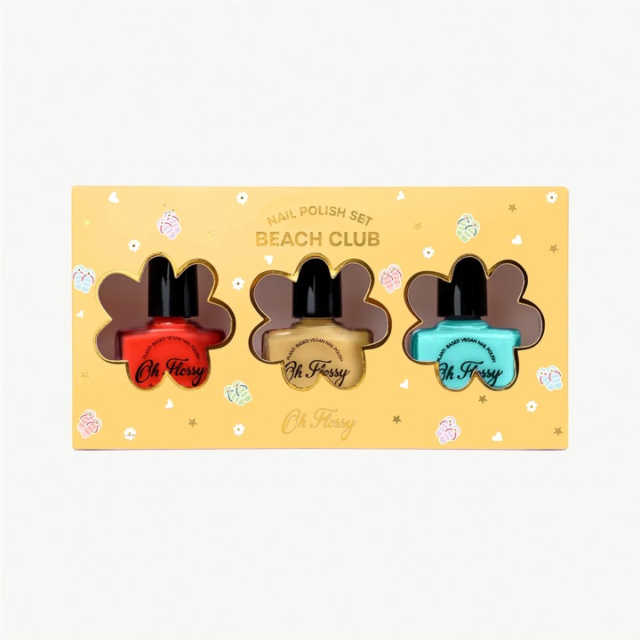 Set oje Oh Flossy, 3 nuante, multicolor