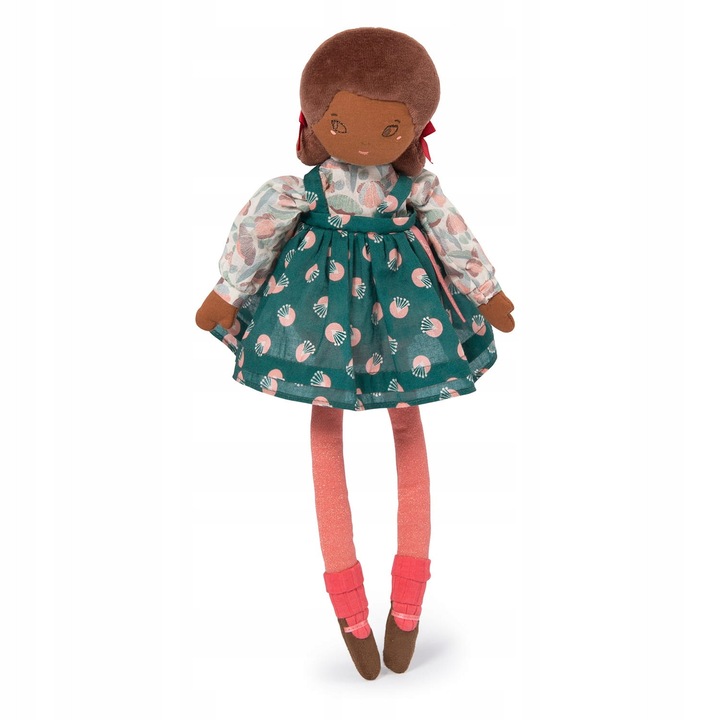 Кукла Mademoiselle Cerise, Moulin Roty, 39 см, блуза с десен, плисирана пола