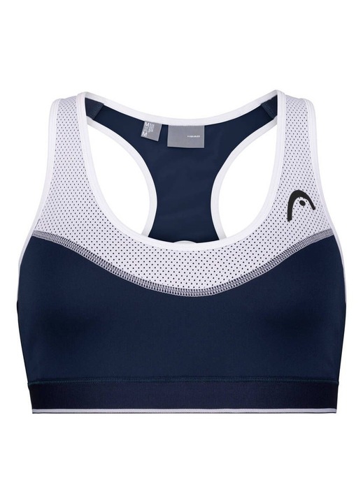 Bustiera sport HEAD Brio, bleumarin, bretele late, material cu uscare rapida