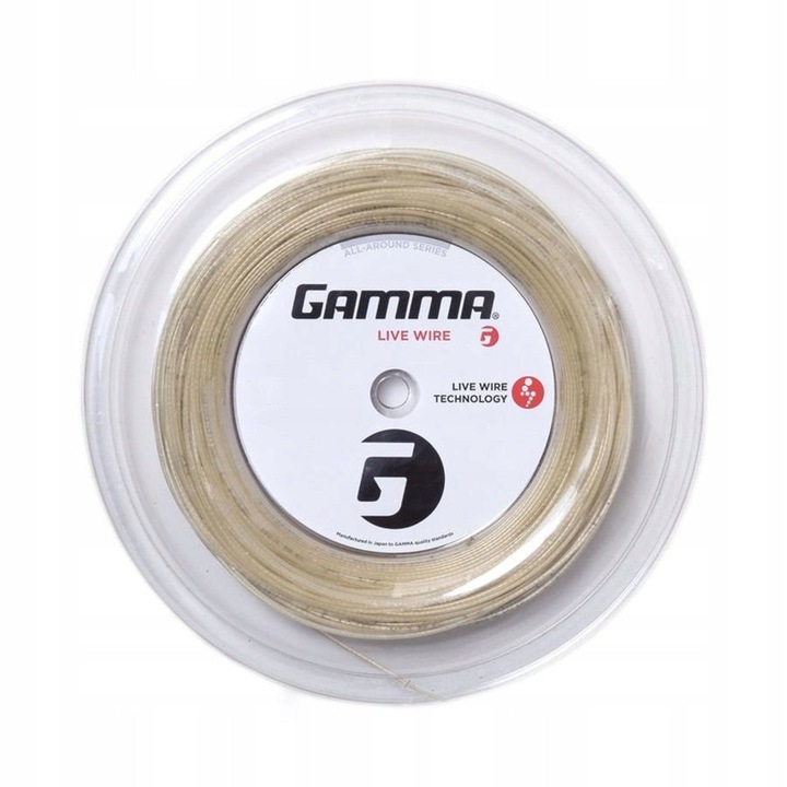 Gamma Live Wire 1,27 mm 110m tenisz húr, gyöngyház, kopásálló
