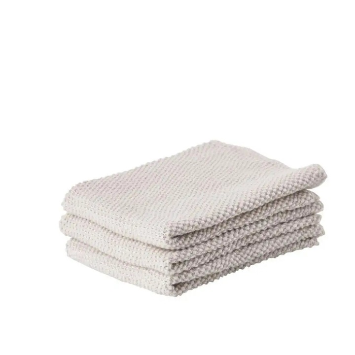 Set 3 prosoape de bucatarie, Zone Denmark, 27x27 cm, 100% bumbac, absorbante