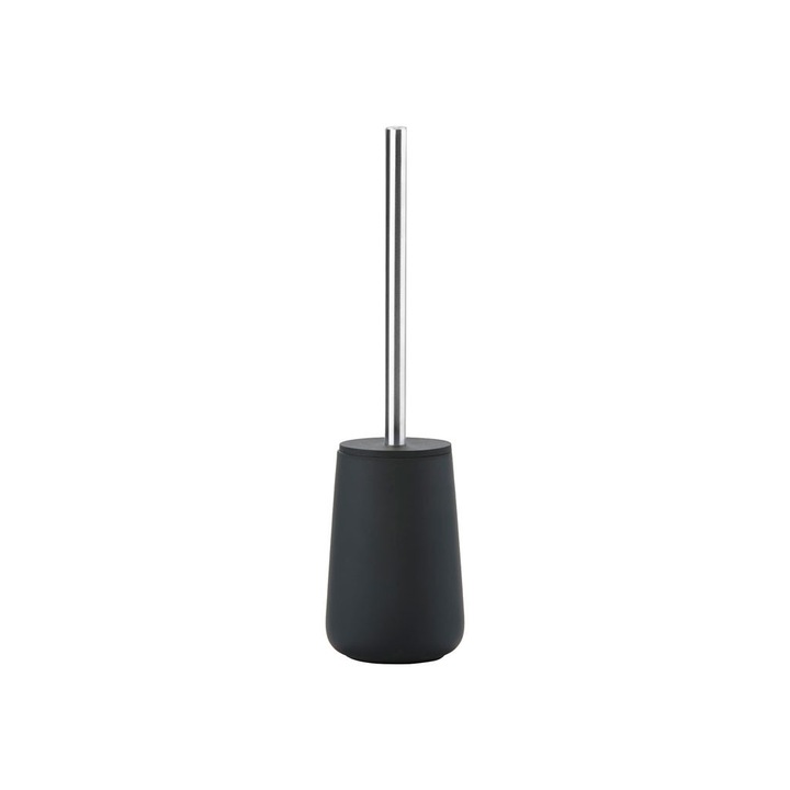 Perie WC Nova, Zone Denmark, ceramica, design minimalist, 10,3x37cm, neagra