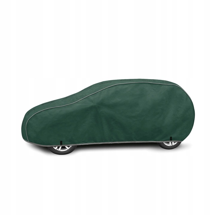 Plandeka auto Kegel-Blazusiak Membrane Garage, hatchback/kombi, 405-430cm, ciemnoverde, impermeabila, usor de montat, set complet